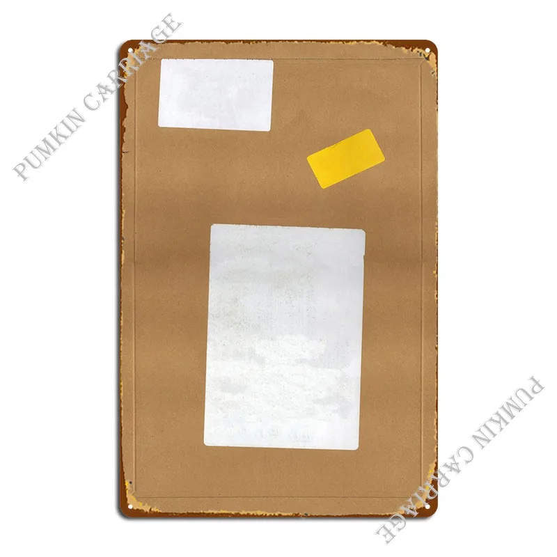 

Cardboard Flat Box Mail La Metal Plaque Poster Vintage Retro Wall Decor Cinema Tin Sign Poster