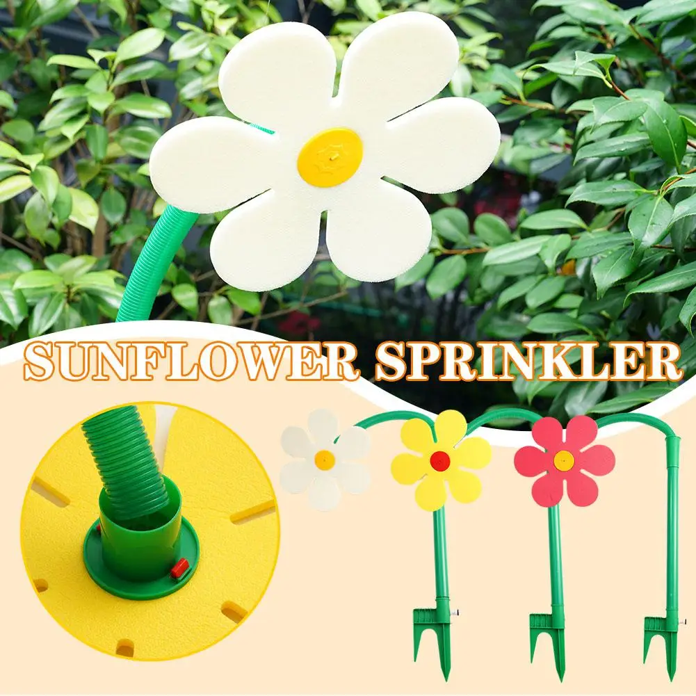 

Sprinkler Sunflower Shower Lawn Watering Device Wide Garden Plant Insertion Area Extraction Watering Garden Sprinkler Conve N2I3