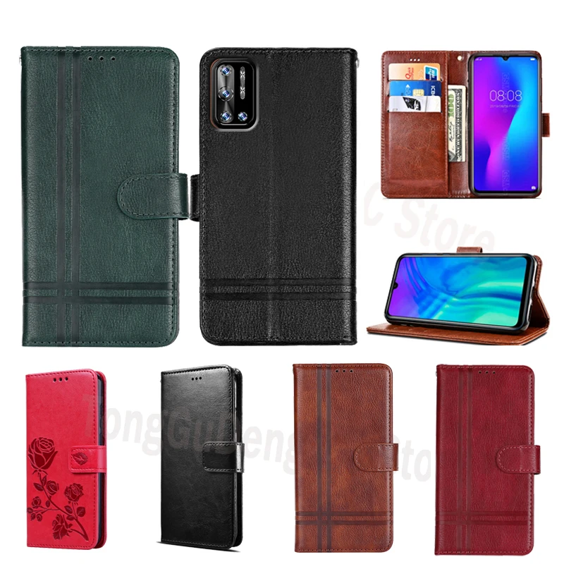 Fashion Pattern Flip Cover For  Doogee N40 Pro Case Leather Wallet Phone Protective Shell Book Case On Doogee N40Pro Hoesje Bag