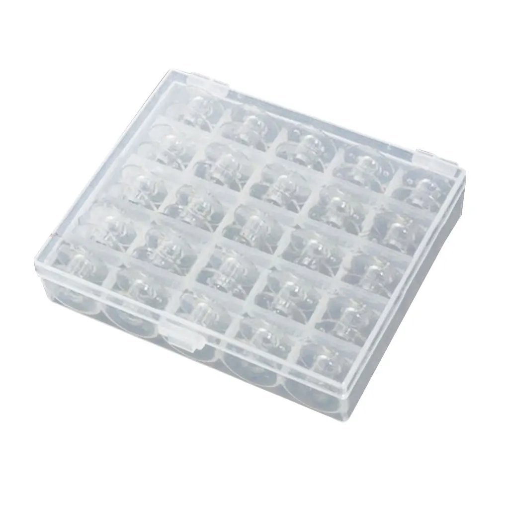 

Sewing Machine Bobbins Spools Empty Bobbins Spools Sewing Machine Plastic Storage Box Home Sewing Accessories Tools HA00352