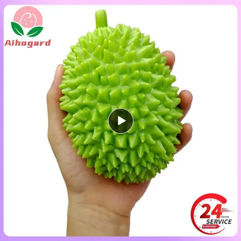 

Kids Squeeze Toy Cute Durian Decompression Children's Fruit Hand Squeeze Not Rotten To Decompress Ball Toy Random Color