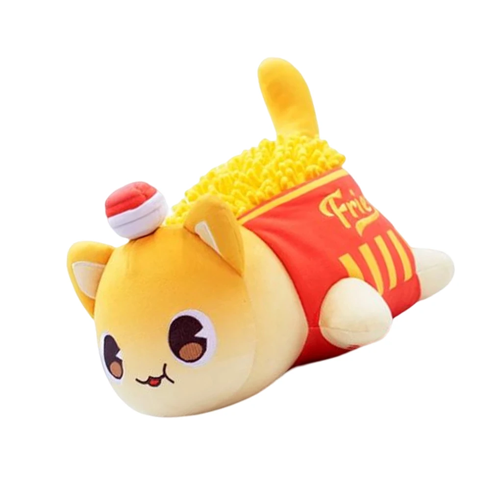 

Сэндвич-фри, Пончик, плюшевые игрушки, мультяшная Мягкая кукла 25 см, милый стиль, коллекционные игрушки, праздничные подарки для детей