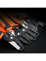 Dropshipping High Quality Cable Wire Stripper Cutter Crimper Automatic Multifunctional Crimping Plier Tools Stock in RU,ES,US