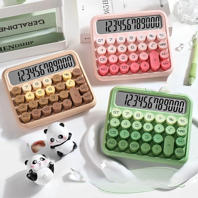 Большой беззвучный калькулятор с градиентом учебная арифметика