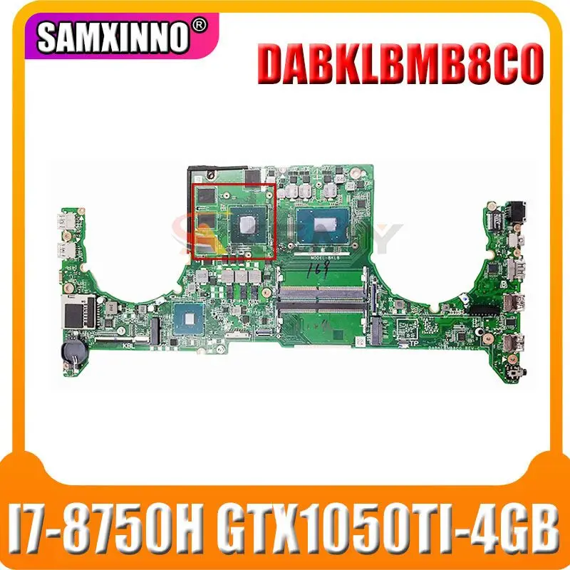 

DABKLBMB8C0 Laptop motherboard For Asus ROG GL503GE original mainboard I7-8750H GTX1050TI-4GB