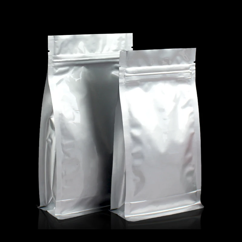 

20-piece Aluminum Foil Bag Self-supporting Self-sealing Food Packaging Bag Tea Coffee Nut Sealed Large-capacity Storage Bag