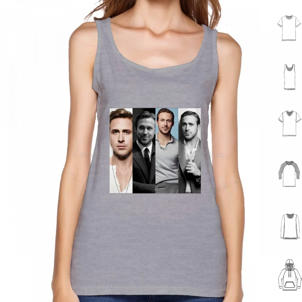

Ryan Gosling Tank Tops Print Cotton Ryan Gosling