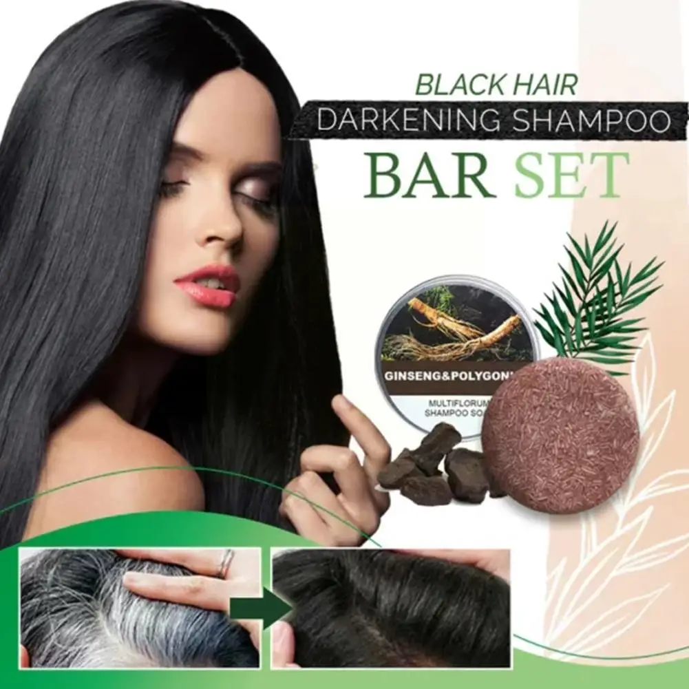 

Ginger Polygonum Soap Hair Darkening Shampoo Soap Hair Plant Pure Bar Shampoo Hair Hair Shampoo Care Bar X6X8
