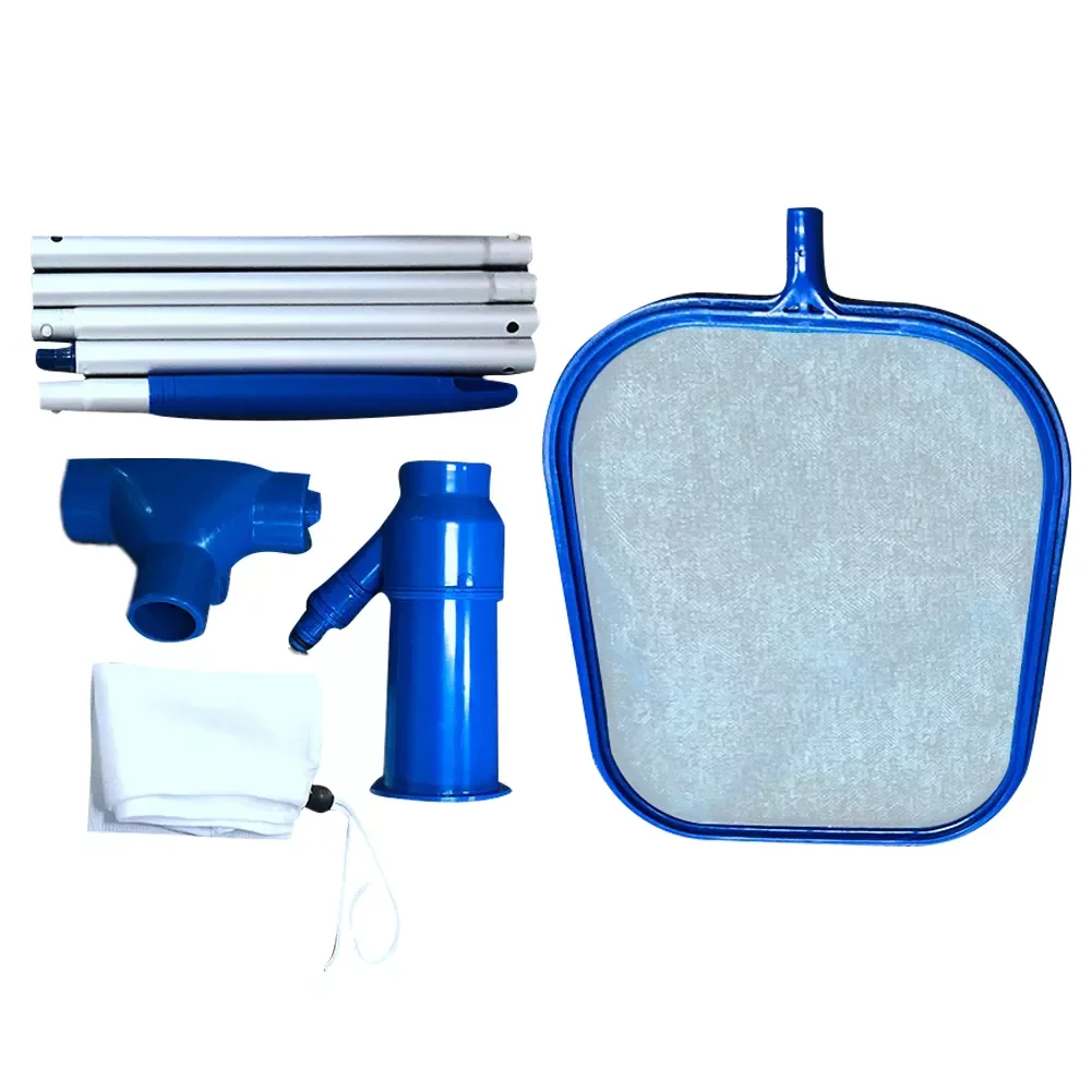 

Swimming Pool Vacuum Cleaner Cleaning Tool Kit Suction Head Skimmer Cleaning Net Pool Spa Pond Fountain Cleaning Tools