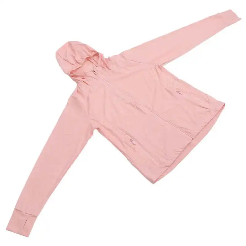 

Sun Protection Hoodie Pink UV Protection Jacket for Women for Beach Vacation