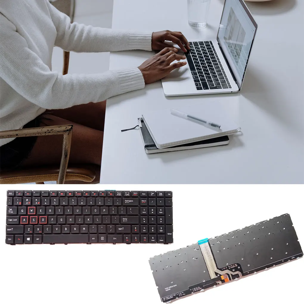 

Laptop Keyboard Backlit Keyboards Replacement for F117-VB