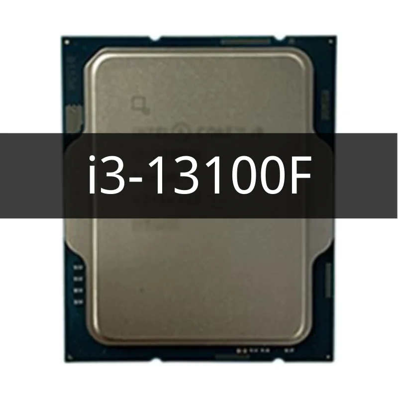

Core i3-13100F i3 13100F CPU 4 Cores 8 Threads L3=12MB 10NM Process 3.4GHz 58W 128G LGA 1700 Processador