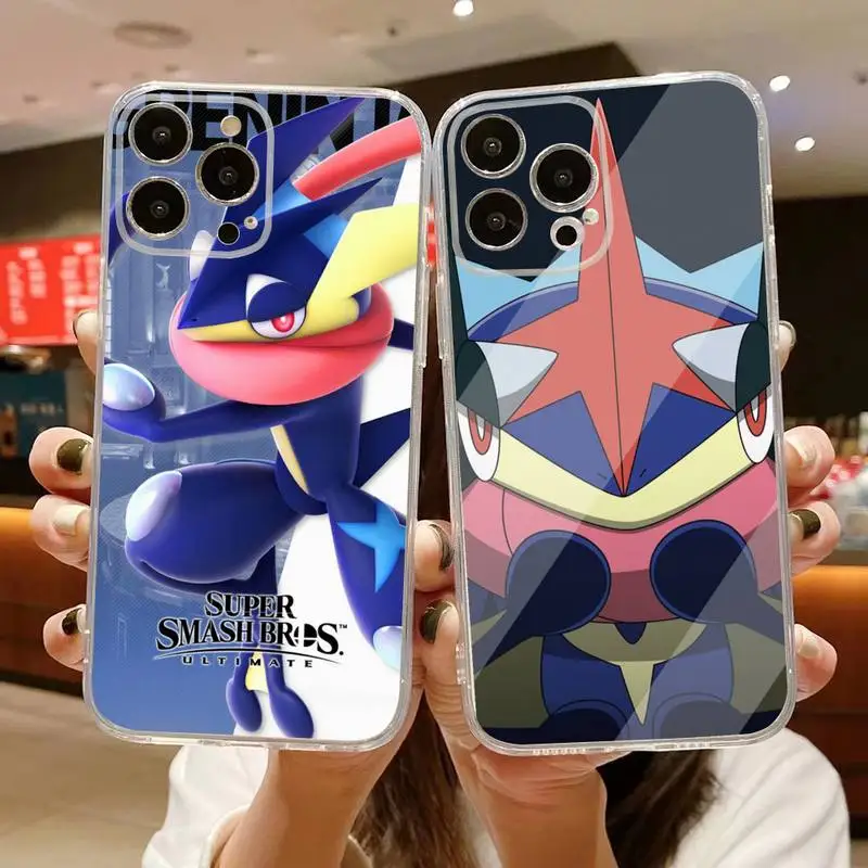 Купи Pokemon Greninja Toys Phone Case For iphone 14 Plus 13 12 11 Pro Max Mini X XS XR Soft Transparent Cover за 120 рублей в магазине AliExpress