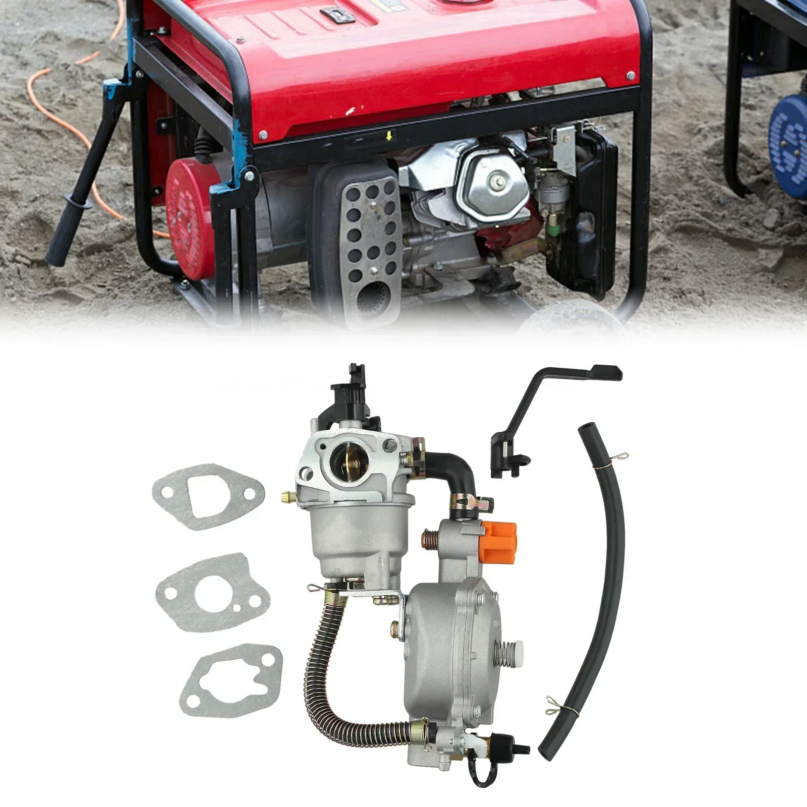 LPG168 170 бензиновый генератор комплект карбюратора с двумя топливами 2-3 кВт 168F 170F 6 5
