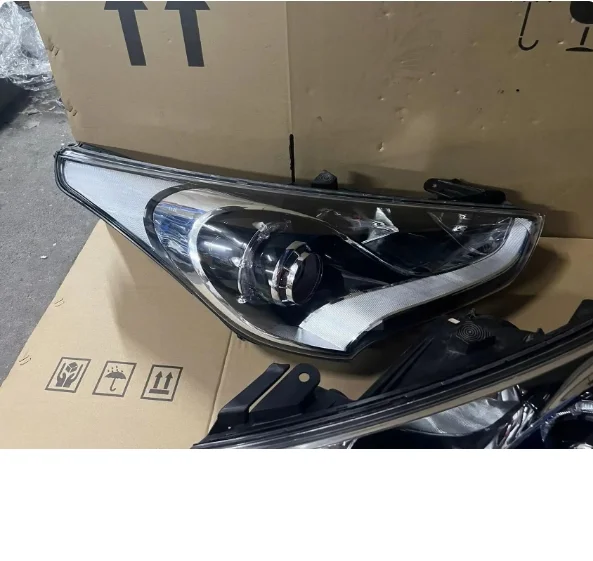 

Автомобильная фара в сборе для Hyundai veloster, светодиодные дневные ходовые огни, фара указателя поворота