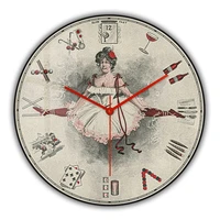 new years eve christmas wall clock the pace that kills retro poster printed wall clock time to give up silent clock wall watch
