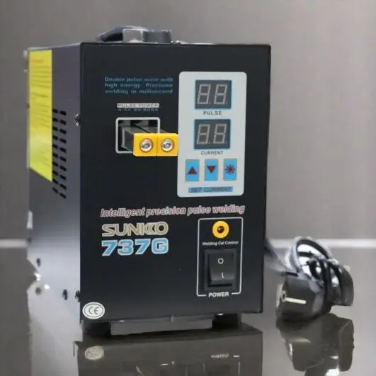 SUNKKO 737G Двухрежимная педаль 18650 батарея точечный сварщик двойной импульсный