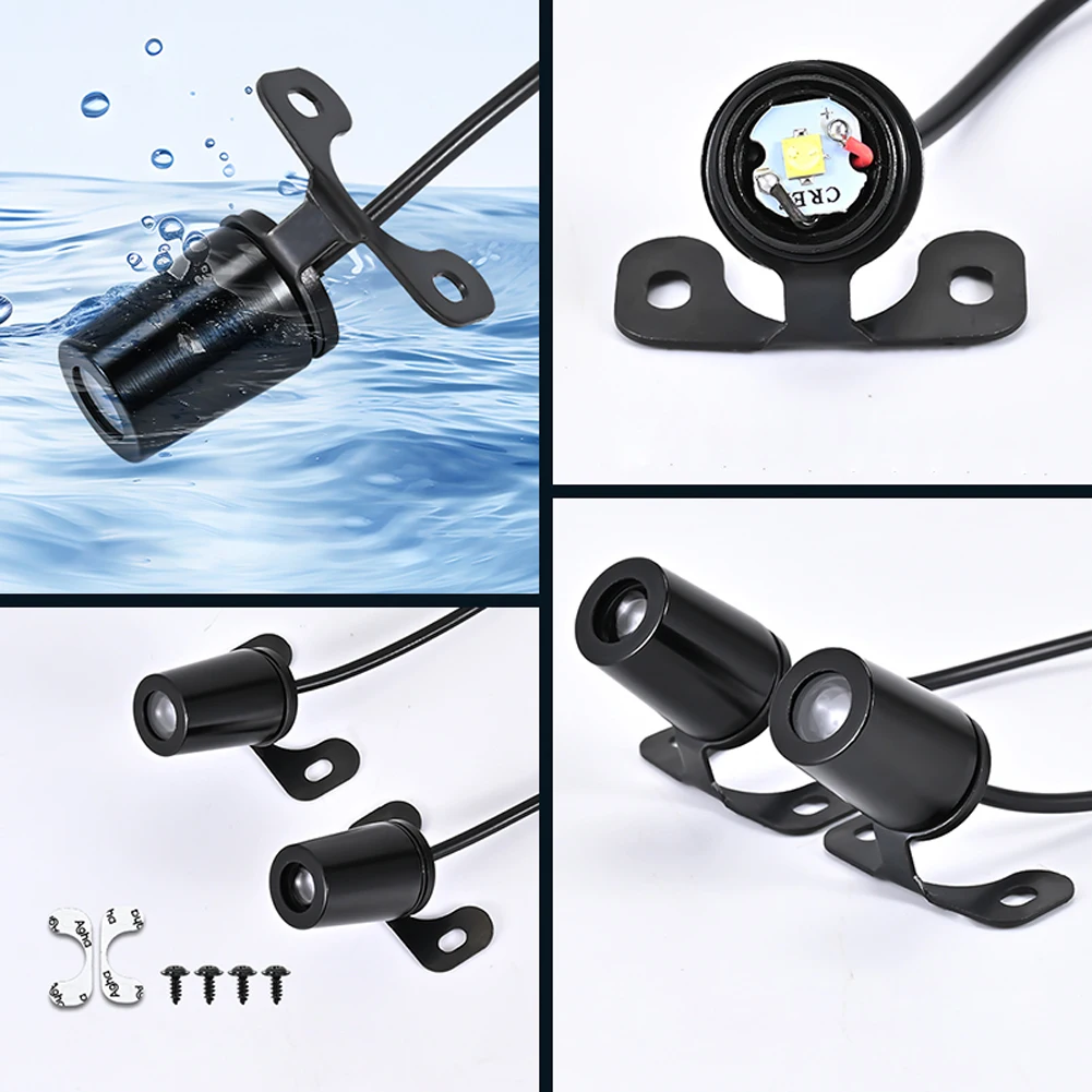 2 шт. водонепроницаемые проекционные лампы с ангельскими крыльями