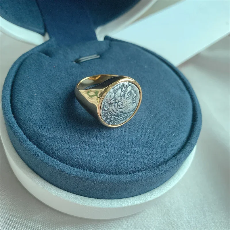 Модное кольцо Hercules с древней Грецией из стерлингового серебра 925 пробы античной