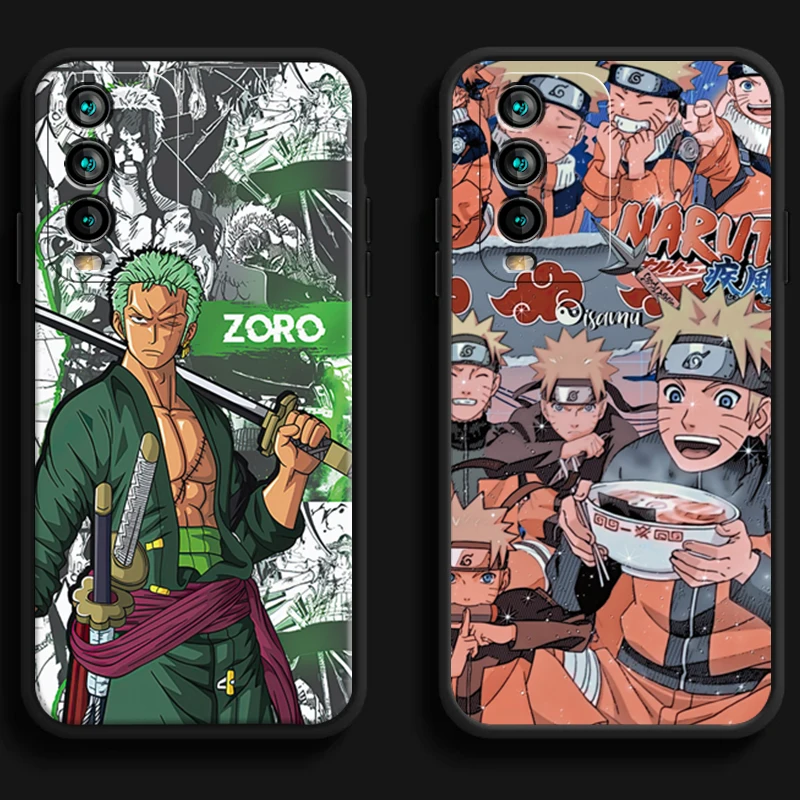 

Naruto One Piece Anime Phone Cases For Xiaomi Redmi 7 7A 9 9A 9T 8A 8 2021 7 8 Pro Note 8 9 Note 9T Back Cover Soft TPU Carcasa