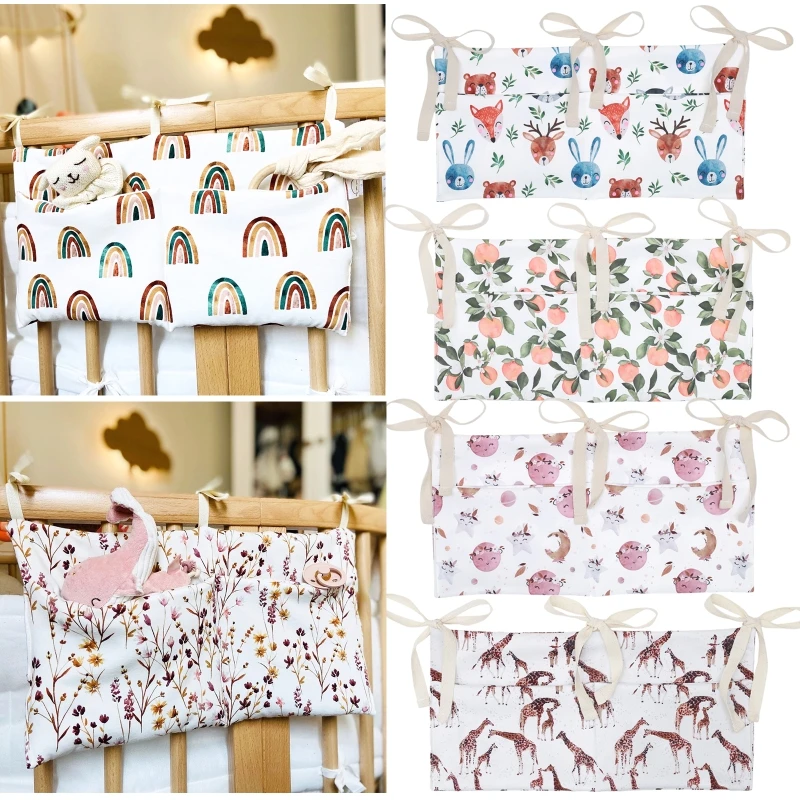 

Подвесной органайзер для детской кроватки, сумка для хранения подгузников, Прямая поставка