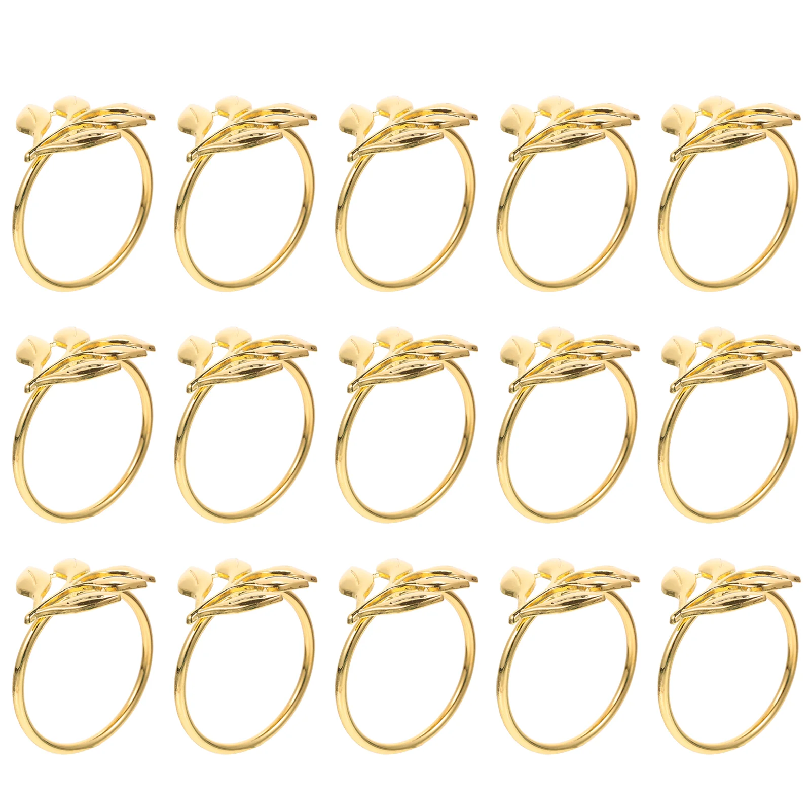

Napkin Holder Rings Ring Serviette Leaf Wedding Buckles Gold Napkins Table Metal Party Holders Christmas Flowertowel Cocktail