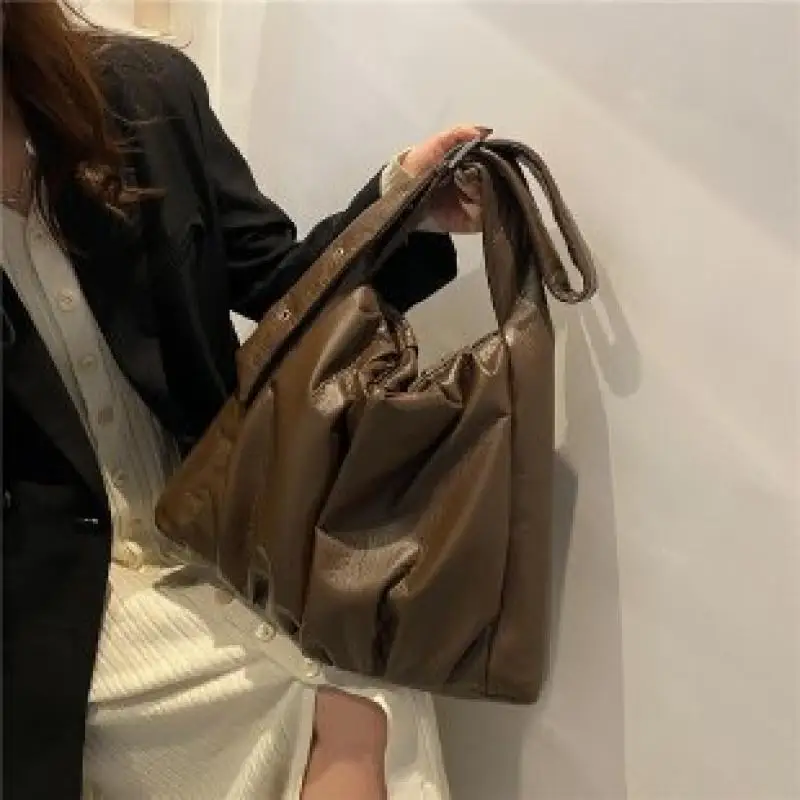 

Luxury Large Women's Shoulder Bag Pu Leather Vintage Designer Handbag Female Shopper Top Handle Woman Crossbody Bags for Wom