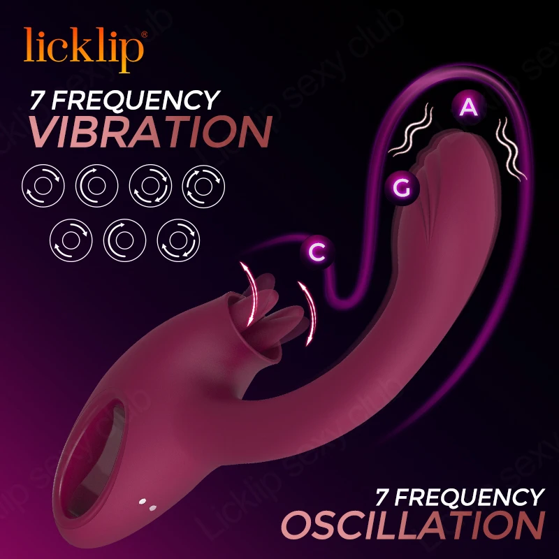 Двойной фаллоимитатор Licklip