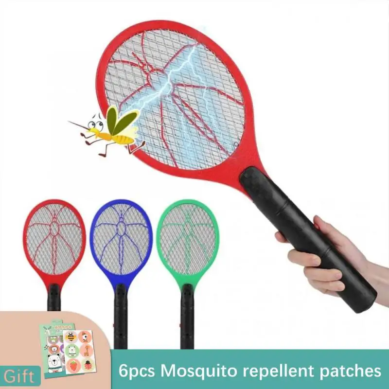 

Electric Fly Insect Bug Zapper Bat Handheld Insect Fly Swatter Racket Portable Mosquitos Killer Pest Control For Bedroom Insects