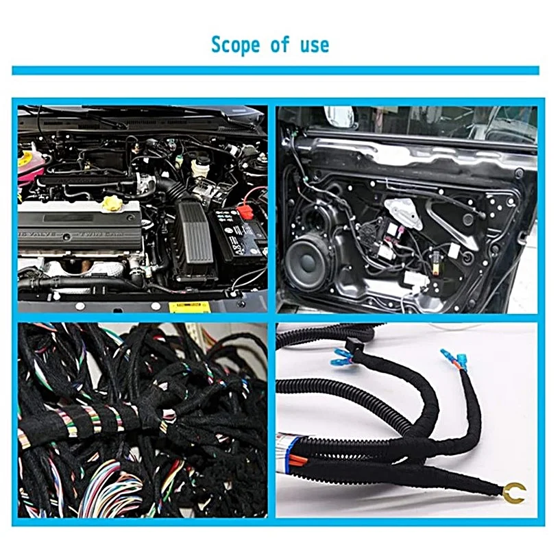 15 м клейкая ткань автомобильная электропроводка лента Автомобильная Тепловая