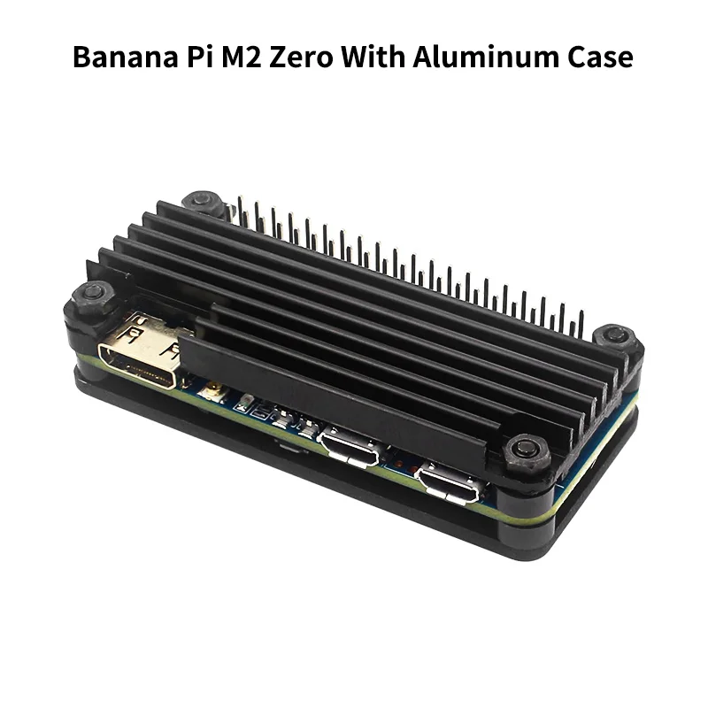 Четырёхъядерный процессор Banana Pi M2 Zero BPI-M2 H3 поддержка Wi-Fi BT HDMI 512 МБ DDR 3 SDRAM