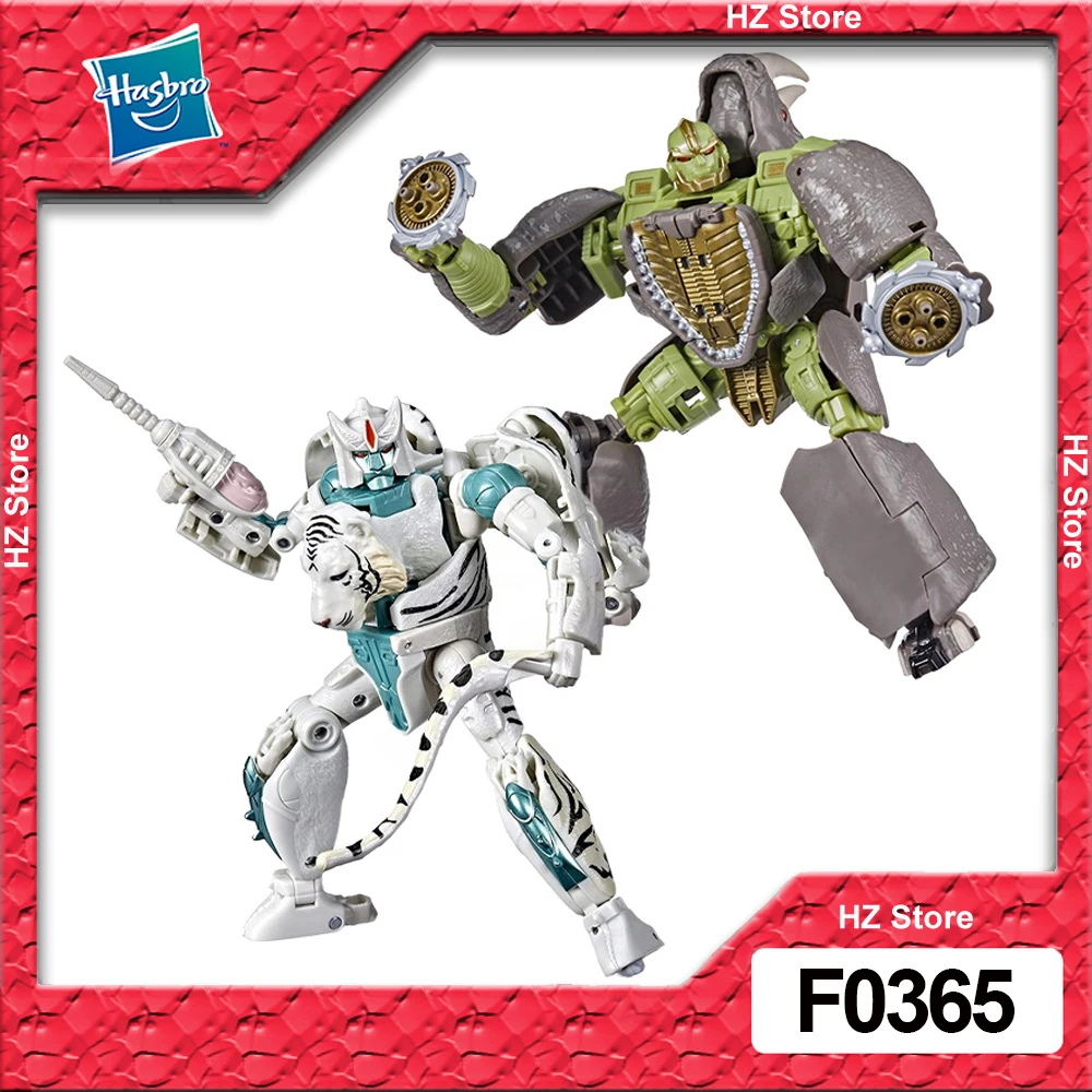 

Hasbro Transformers Toys Generations War for Cybertron: Kingdom Voyager WFC-K27 Rhinox WFC-K35 Tigatron Action Figure Kids F0365