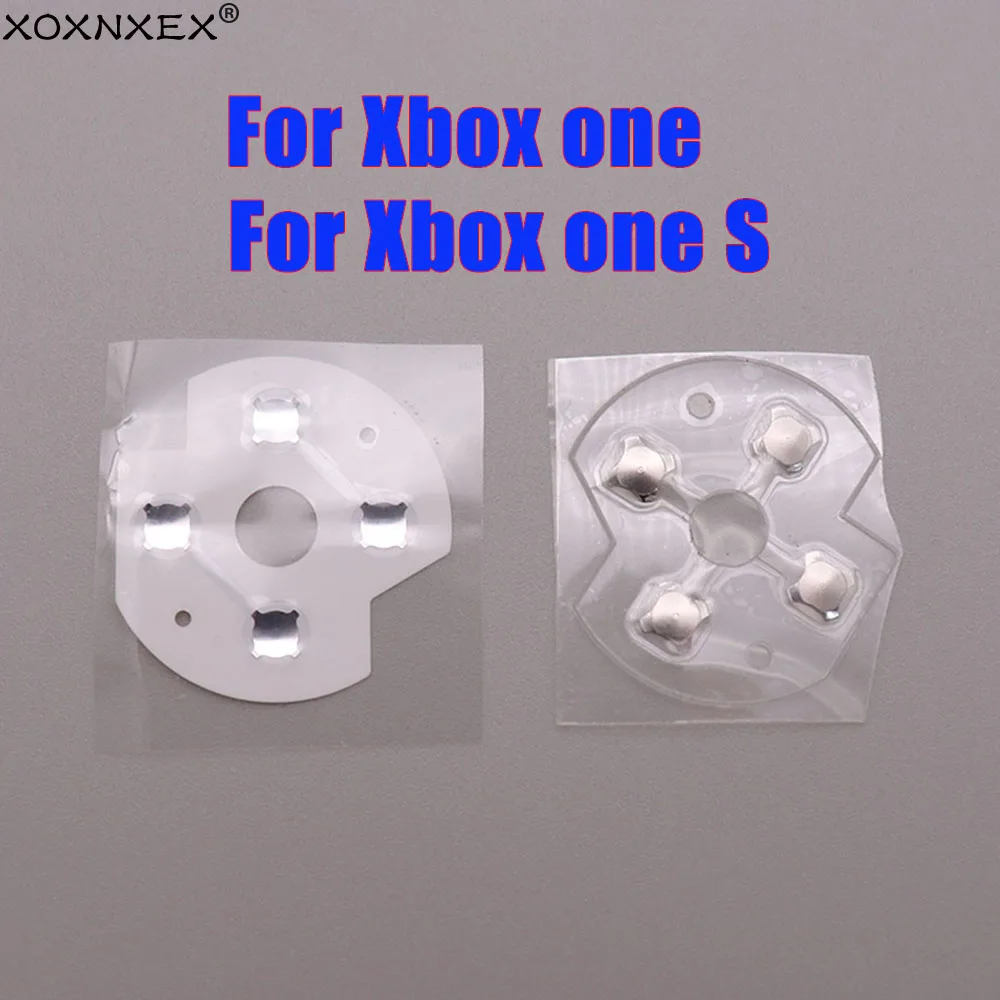 

XOXNXEX 1/2/5/10 шт. для контроллера XBOX ONE S, D колодки, металлическая купольная застежка, печатная плата, проводящая пленка