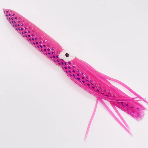 22 см осьминог Троллинговые светящиеся рыболовные приманки, искусственные юбки, приманка для джиггинга, приманка для ловли тунца