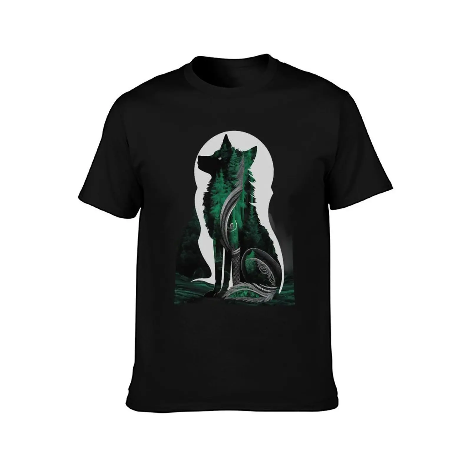 Фото Футболка Green Wolf Look at Sky, спортивная, с коротким рукавом, из хлопка. №2