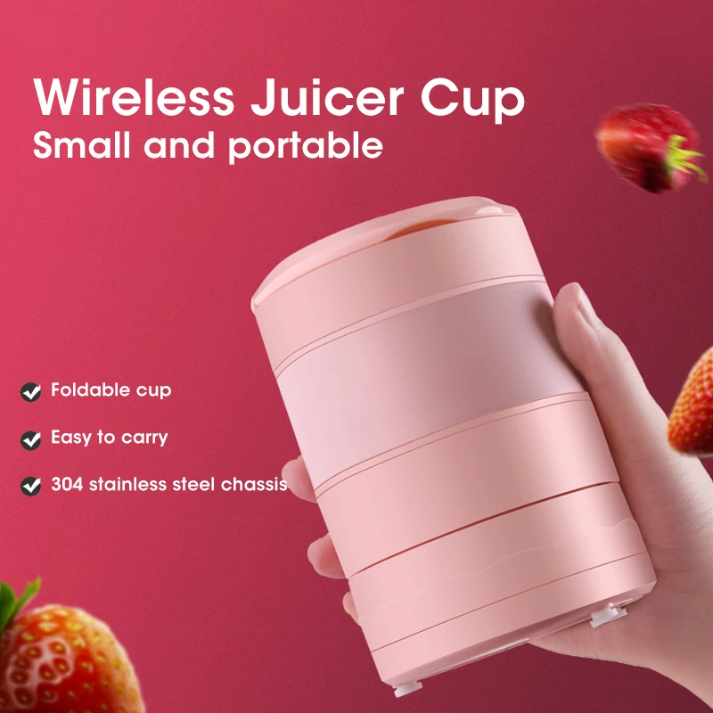 

Портативная многофункциональная Складная соковыжималка Usb миксеры для Фруктов 450 мл пищевая электрическая соковыжималка блендер фотококтейль соковыжималка