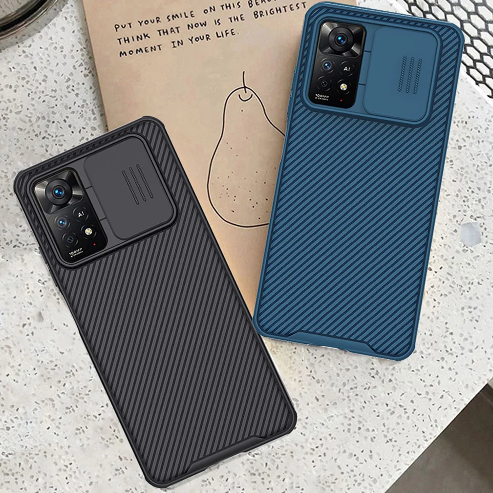 

For Xiaomi Redmi Note 11 Pro Global Version Case Nillkin Camshield Slide Lens Cover For Redmi Note 11 Pro+ Plus 11S 5G Case