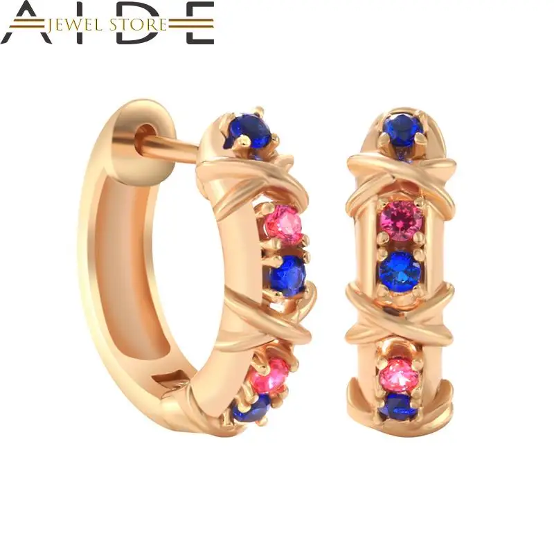 

Женские серьги-гвоздики из серебра 925 пробы с разноцветным фианитом