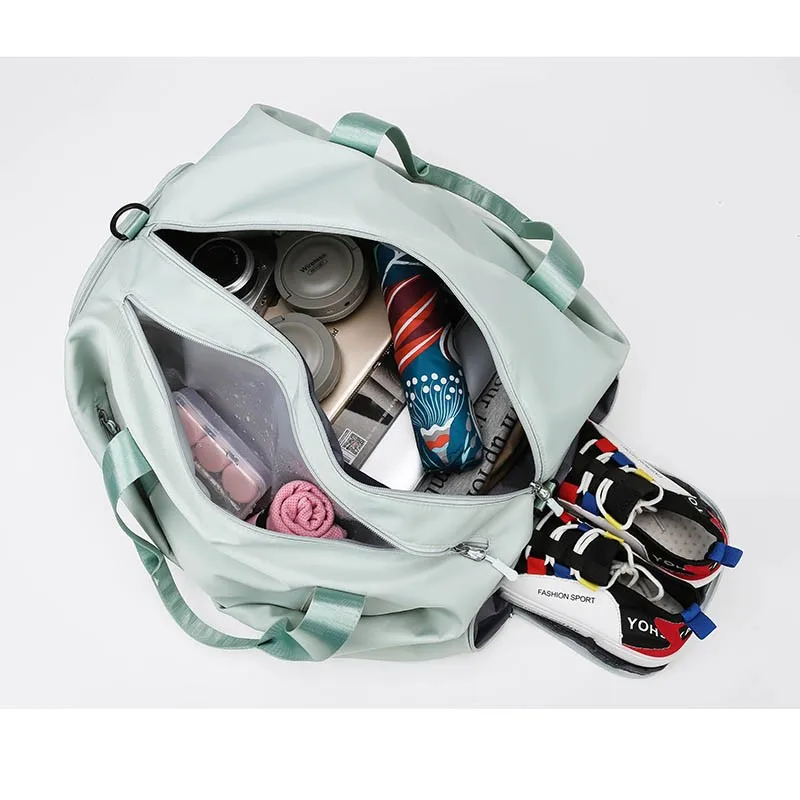 Fashion Fitness travel bag for women 2022 summer nylon waterproof yoga gym sport bags large capacity crossbody bag handbag sac