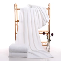 70x140cm white large japanese water absorption spa 100 cotton towels bath for hotel