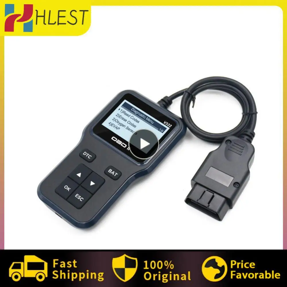 

V322 Automobile Fault Detector Universal Portable Obd2 Engine Fault Diagnosis Plug&play Car Diagnostic Tool