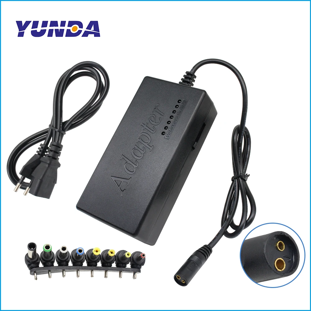 

12V/15V/16V/18V/19V/20V/24V 4.5A Universal Laptop Charger 96W AC Adapter Power Supply oshiba Lenovo Notebooks