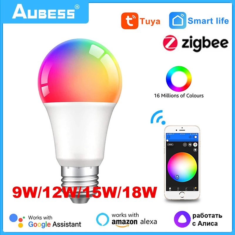 meross Bombilla inteligente, bombillas LED WiFi inteligentes compatibles  con Apple HomeKit, Siri, Alexa, SmartThings, regulable E26 Multicolor