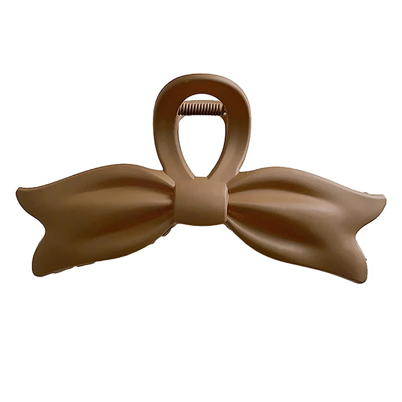 Матовые Нескользящие Заколки Для Волос С Черным Бантом Девочек И Женщин Прочные