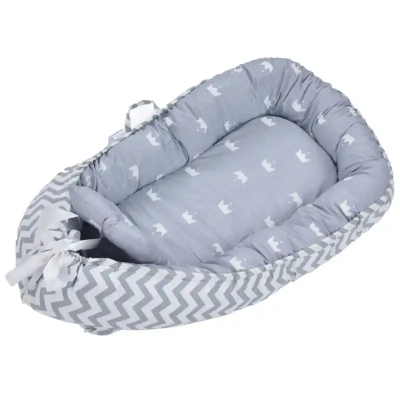 Baby Lounger Adjustable Size Pillow Baby Bassinet Portable Comfortable for Cosleeping