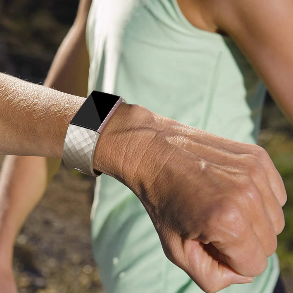 Watch Strap For Fitbit Charge 4 Silica Strap Replacement Wrist Belt Sports Strap For Fitbit Charge 3 Smart Watch Band Strap