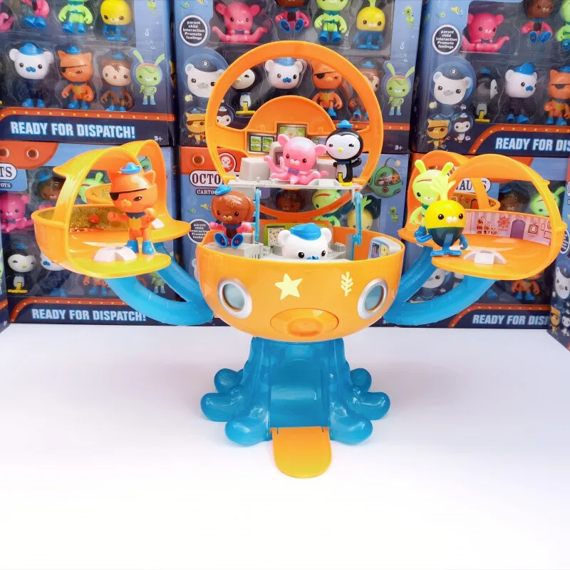 Экшн-фигурка Octonauts Акула приключения Plsyset со звуком светильник замок осьминога