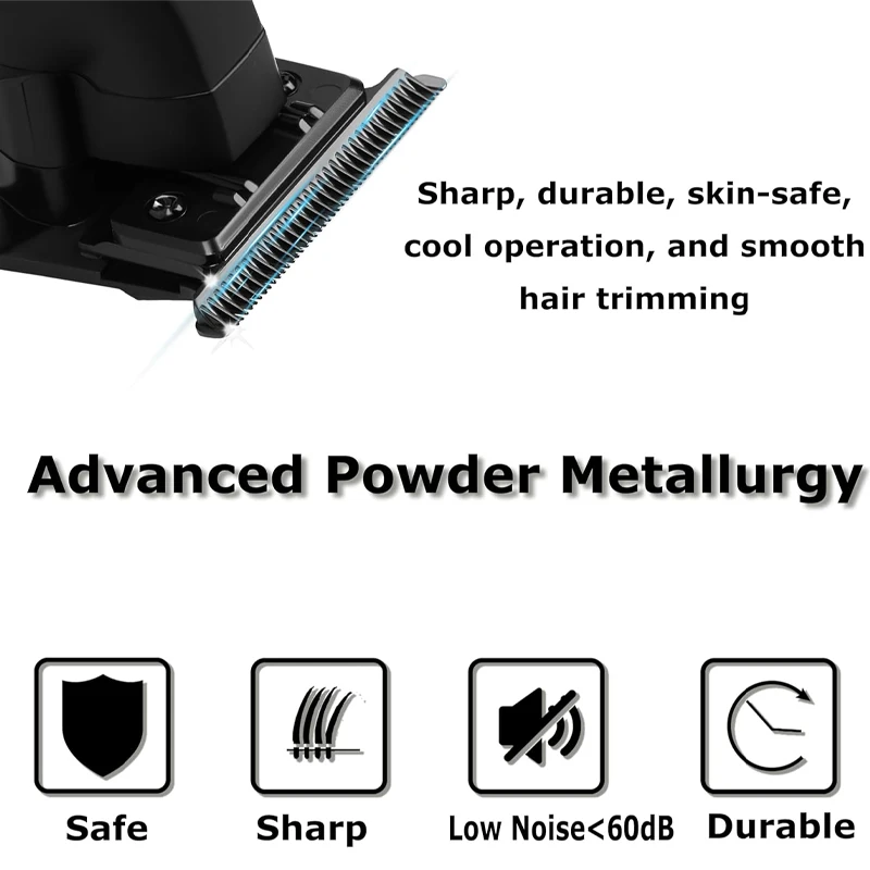 Аккумуляторные триммеры для волос от KEMEI Беспроводная электрическая машинка
