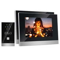 Entry Security Solution Door  System   Video Phone With 2 Wired Intercom  Saful Wireless bell