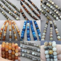 natural agate spacer beads for jewelry making loose bead diy accessories